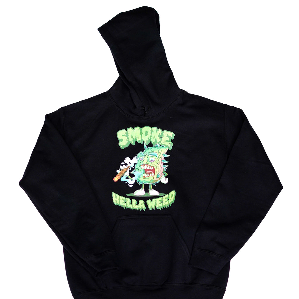 Smoke Hella Weed Pullover Hoodie